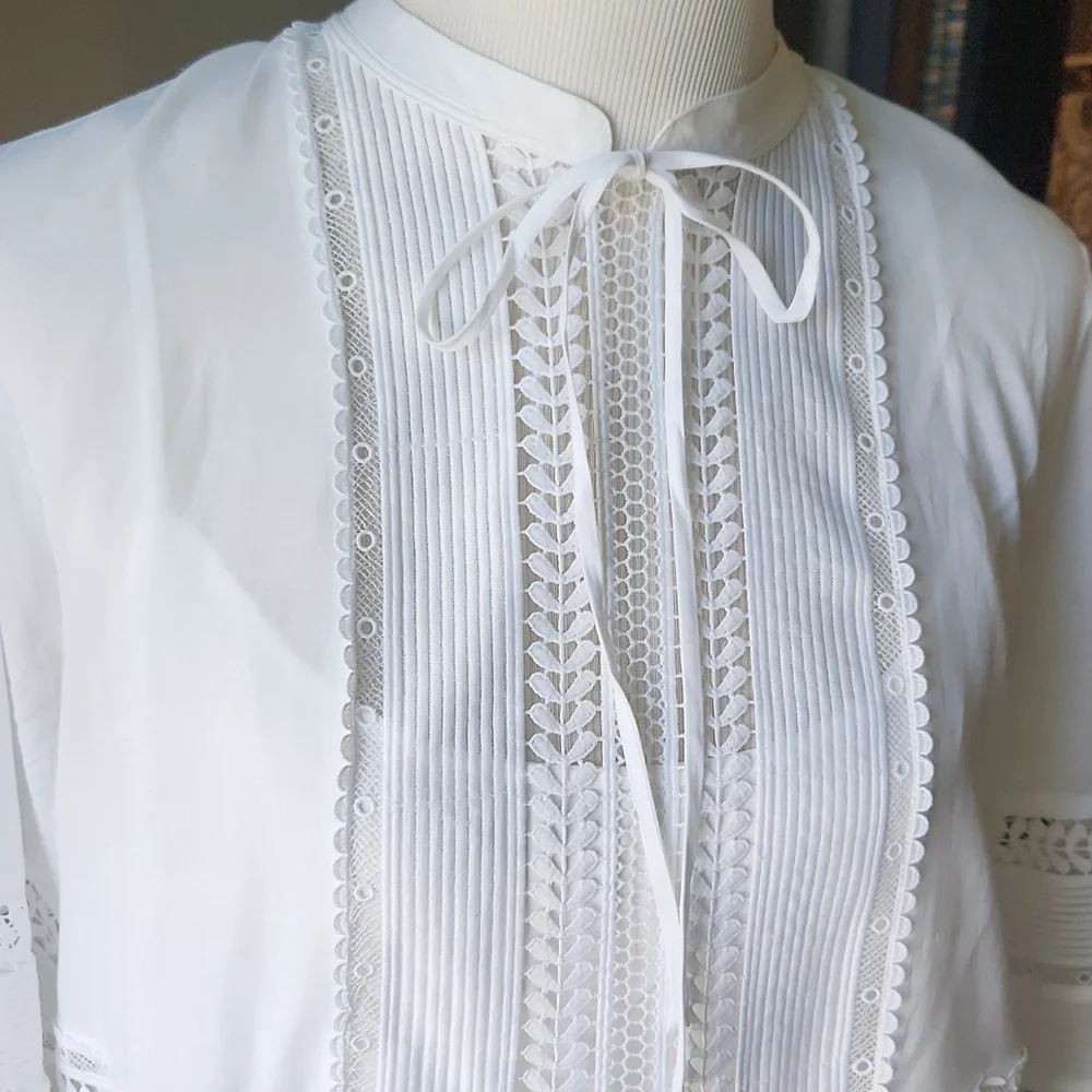 NWT BANANA REPUBLIC WHITE DRESS - Picture 2 of 6